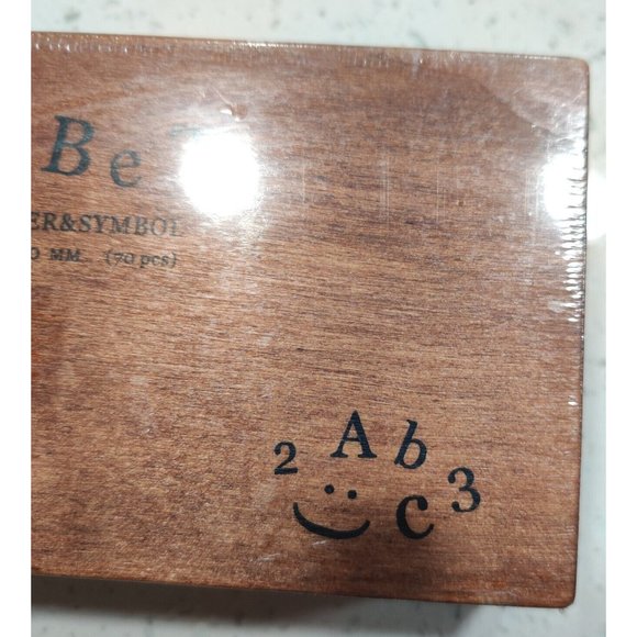 70 Pcs Alphabet Stamps Multipurpose Number Alphabet Letter Wood Rubber Stamps - Picture 3 of 8